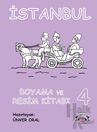 İstanbul Boyama ve Resim Kitabı 4 - Halkkitabevi