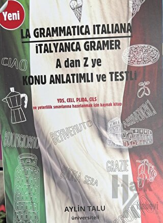 İtalyanca Gramer A dan Z ye Konu Anlatımlı ve Testli - Halkkitabevi