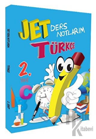 Jet Yayınevi 2. Sınıf Türkçe Ders Notlarım - Halkkitabevi