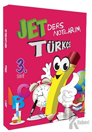 Jet Yayınevi 3. Sınıf Türkçe Ders Notlarım - Halkkitabevi
