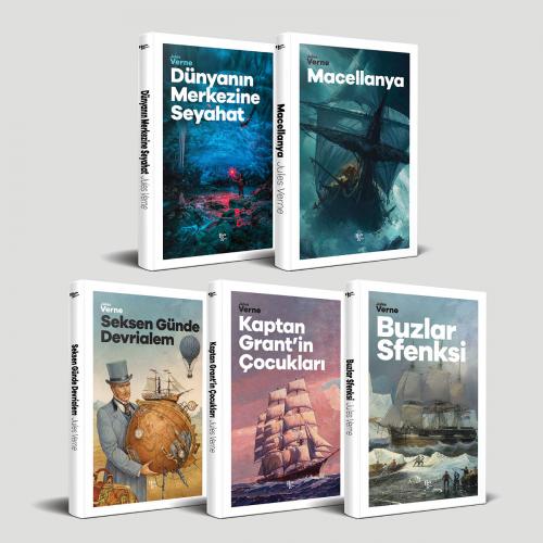 Jules Verne'den Seçmeler 2 - 5 Kitap - Halkkitabevi