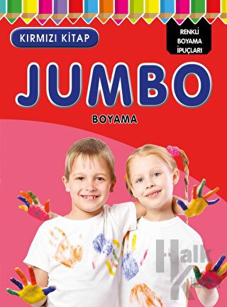 Jumbo Boyama - Kırmızı Kitap - Halkkitabevi
