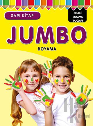 Jumbo Boyama - Sarı Kitap - Halkkitabevi