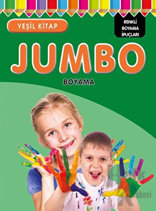 Jumbo Boyama - Yeşil Kitap - Halkkitabevi
