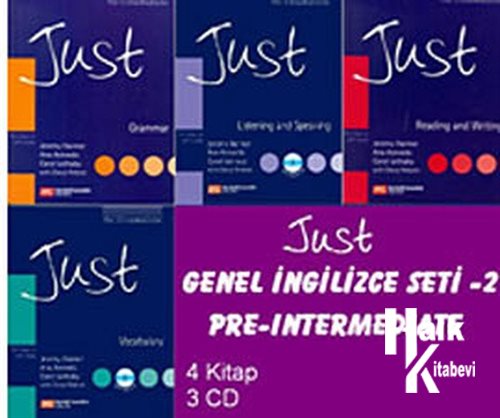 Just Genel İngilizce Seti 2 Pre-Intermediate (4 Kitap+3 CD)