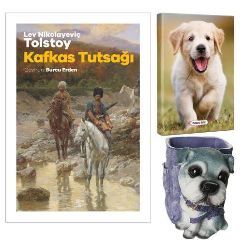 Kafkas Tutsağı - Tolstoy ve Dekoratif Köpek Kalemlik - Mutlu Prens Planlama Defteri