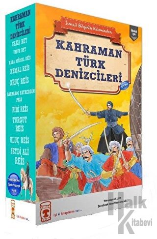 Kahraman Türk Denizcileri Seti (10 Kitap Takım) - Halkkitabevi