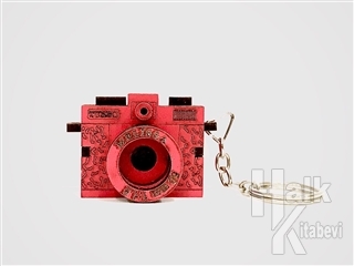 Kamera Anahtarlık Kırmızı - Halkkitabevi