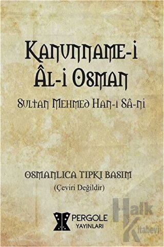 Kanunname-i Al-i Osman - Halkkitabevi