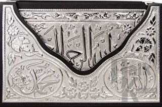 Kaplama Gümüş V Tipi Kur'an-ı Kerim (Çanta Boy)