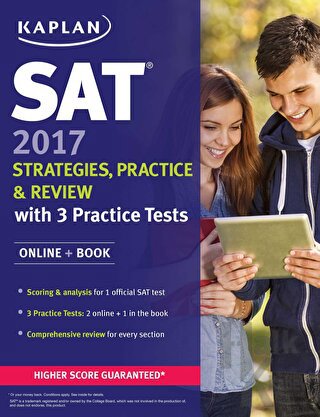 Kaplan SAT 2017 Strategies, Practice, and Review with 3 Practice Tests : Online + Book