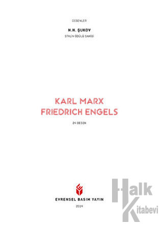 Karl Marx - Friedrich Engels 24 Desen - Halkkitabevi