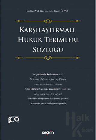 Karşılaştırmalı Hukuk Terimleri Sözlüğü - Halkkitabevi