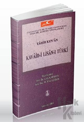Kavaid-i Lisan-ı Türki - Halkkitabevi