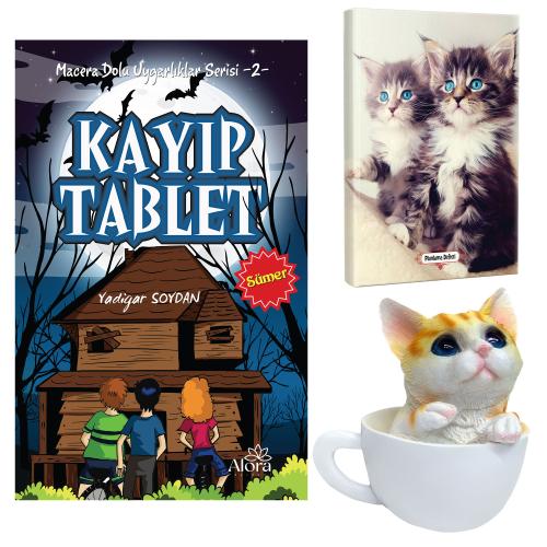 Kayıp Tablet - Maviş Kediler Planlama Defteri ve Fincanda Kedi Kumbara