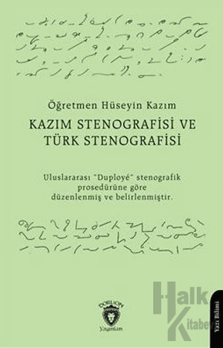 Kazım Stenografisi ve Türk Stenografisi - Halkkitabevi