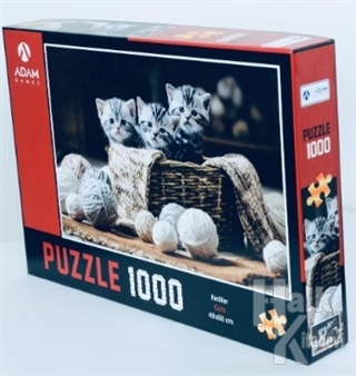 Kediler 1000 Parça Puzzle (48x68)