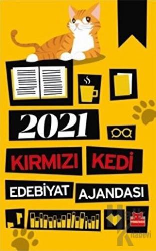 Kedili Ajanda 2021 - Edebiyat Ajandası - Halkkitabevi