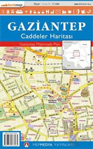 Kentmap Gaziantep Caddeler Haritası