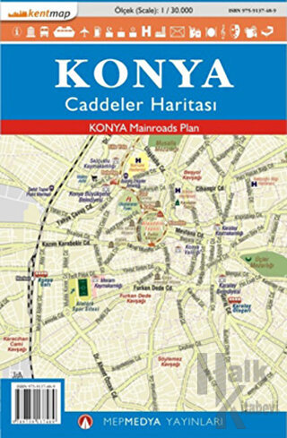 Kentmap Konya Caddeler Haritası