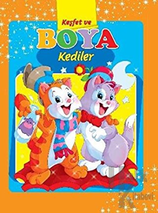 Keşfet ve Boya - Kediler - Halkkitabevi