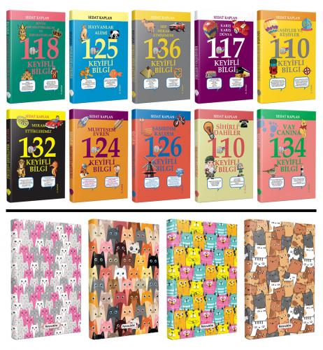 Keyifli Bilgiler 10 Kitap ve 4 Defter -5