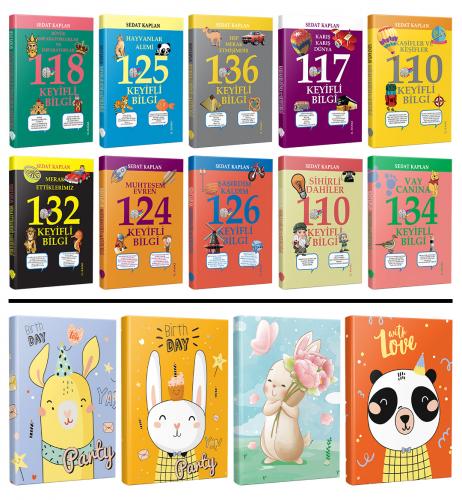 Keyifli Bilgiler 10 Kitap ve 4 Defter -6