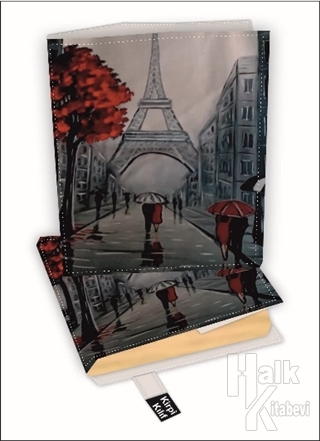 Kırmızı Paris Kitap Kılıfı Kod - L-3322021