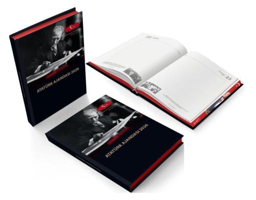 Kişiye Özel 2026 Atatürk Ciltli Ajanda ve Kulplu Termos Bardak - Halkk Kişiye Özel 2026 Atatürk Ciltli Ajanda ve Kulplu Termos Bardak - Halkk