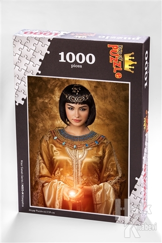Kleopatra (1000 Parça) - Ahşap Puzzle Mısır Sanatı Serisi - (MS03-M) -