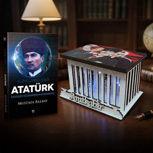 Yüzyılların Lideri Atatürk ve Kocatepe Ahşap Anıtkabir Işıklı Maket - 
