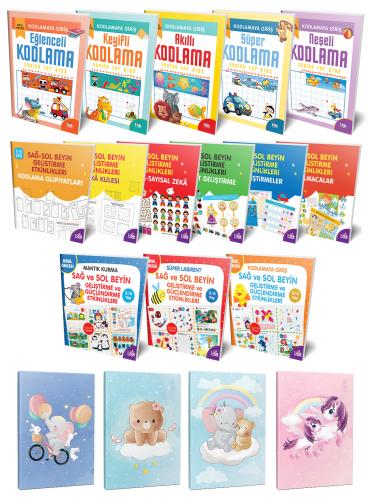 Kodlama 14lü Kitap Seti ve 4 Defter-3 - Halkkitabevi