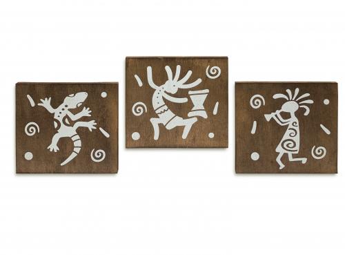 Kokopelli 3'lü Tablo , Seri 4 - Halkkitabevi