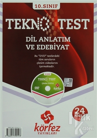 Körfez - 10. Sınıf Türkçe Tekno Poşet Test Çözüm (DVD'li)