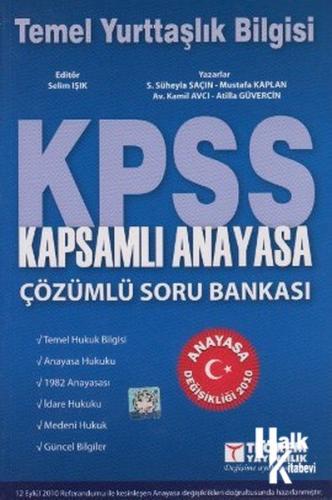 KPSS Kapsamlı Anayasa Çözümlü Soru Bankası - Halkkitabevi