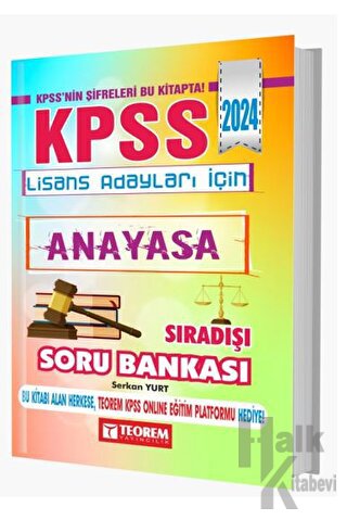 KPSS Lisans Anayasa Sıradışı Soru Bankası