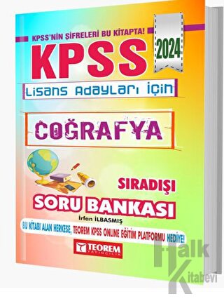 KPSS Lisans Coğrafya Sıradışı Soru Bankası (Ciltli)