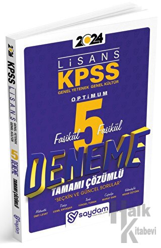 KPSS Lisans Genel Yenek Genel Kültür 5'li Çözümlü Deneme Seti (10 Fasikül)