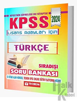 KPSS Lisans Türkçe Sıradışı Soru Bankası (Ciltli)