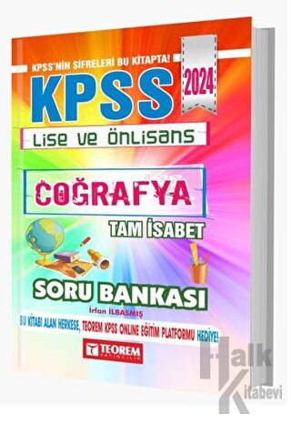 KPSS Lise Ön Lisans Tam İsabet Coğrafya Soru Bankası (Ciltli)