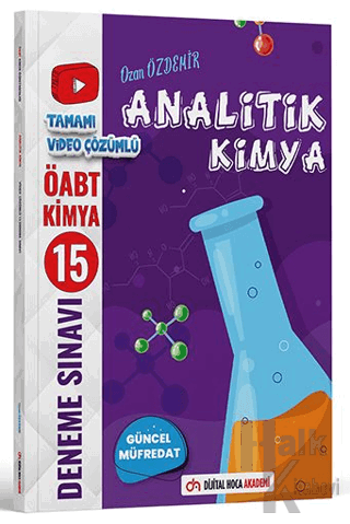 KPSS ÖABT 2024 Analitik Kimya Video Çözümlü 15 Branş Deneme