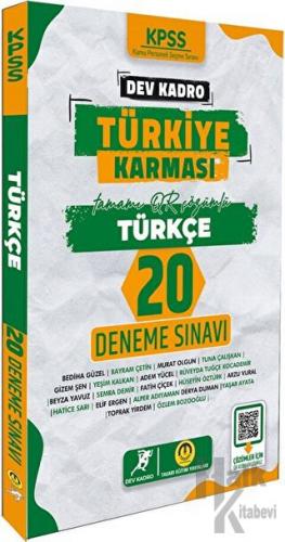 KPSS Türkiye Karması Türkçe 20 Deneme - Halkkitabevi