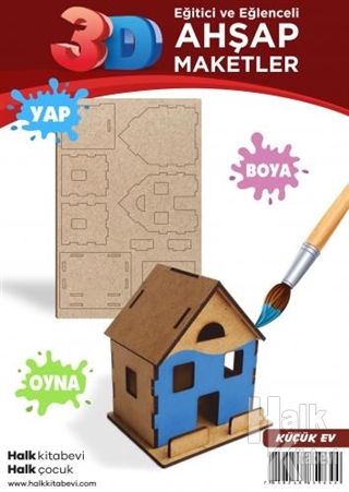 Küçük Ev Ahşap Maket - Halkkitabevi
