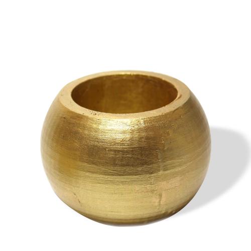 Küre Beton Saksı - Altın - Halkkitabevi