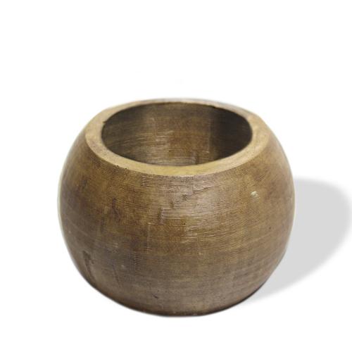 Küre Beton Saksı - Kahve - Halkkitabevi