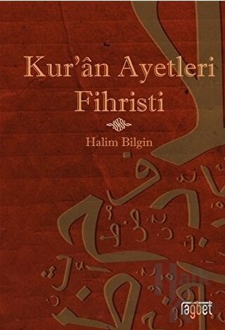 Kur'an Ayetleri Fihristi (Ciltli) - Halkkitabevi