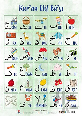 Kur'an Elif Ba'sı Poster 50x70