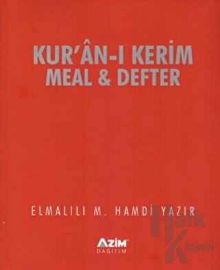 Kur'an-ı Kerim Meal ve Defter