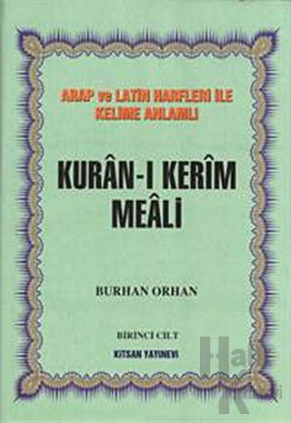 Kuran-ı Kerim Meali 4 Cilt Takım Arap ve Latin Harfleri ile Kelime Anl