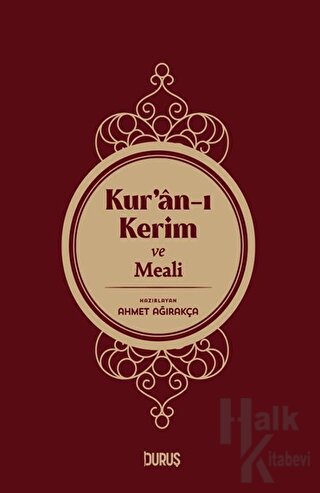 Kur'an-ı Kerim ve Meali (Büyük Boy) (Ciltli)